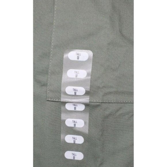 Men's Tall Olive Green 2-Way Stretch Scrub Top Style WW695T - Durable - Picture 4 of 12